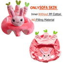 Creative Cartoon Baby Sofa Cover Learn to Sit Seat Feeding Chair Case (E) Newly