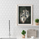 Cross Stitch Kits 11CT Stamped DIY Wolf Full Embroider Mosaic Needlework