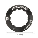 BOLANY MTB Bike Flywheel Lock Covers Cassette Locking Ring Tools (Black) Newly