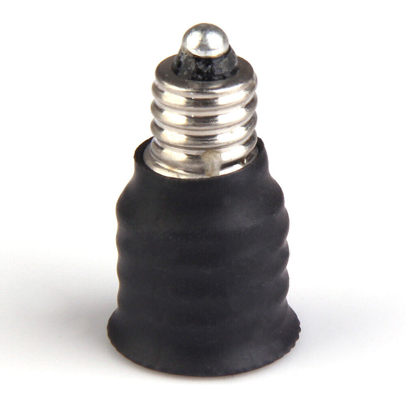 E10, E14 Base LED Light Lamp Adapter Converter Screw Lamp Socket Copper