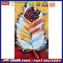 Abstract Feather Oil Paint By Numbers DIY Handpainted on Canvas Wall Art Pict