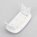 6W Mini Portable LED Sunlight UV LED Lamp Nail Gryer With USB Cable Newly
