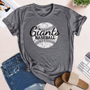 Independence Day Giant Baseball T-shirt Tee (Grey XXL)