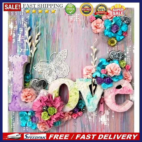 Diamond Painting Letters Full Square Drill Picture of Rhinestone DIY Drawing