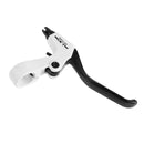 1 Pair Aluminum Bicycle Brake Levers Mountain Bike Brake Handles(White)