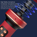 WS-898 Karaoke Bluetooth-Compatible Microphone Wireless Sing Mic Kit (Red) Newly