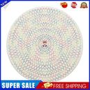 Round Table Mats Coasters Handmade Woven Insulation Pads (Colorful 18cm)