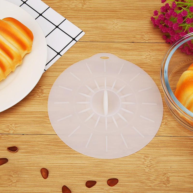 Heat-resistant Anti Slip ?Silicone Dust-proof Leak-proof Cup Lid (160mm)