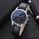 Lvpai Quartz Watches Women Alligator Pattern Strap Wristwatch (Black Black)