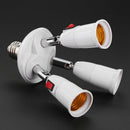 E27 Splitter 4 Heads Lamp Base Adjustable LED Light Holder Adapter Socket