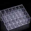 Clear Acrylic 24 Cosmetic Organizer Makeup Case Holder Display Stand Storag
