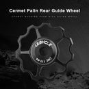 LEBYCLE 11T Bike Rear Derailleur Pulley Guide Bearing Jockey Wheel (Black)