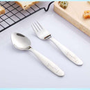 Western-style Children Tableware Spoon Fork Set Kid Cutlery Baby Flatware