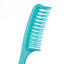 Hairdressing Straight Curly Detangler Hair Combs Salon Hair Styling (Green)