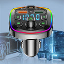 Transmitter Wireless Bluetooth 5.0 Radio MP3 Player 2 USB Fast Charger Adapter
