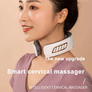 Heating Electric Cervical Neck Massager Shoulder Musle Relax Pain Relief~