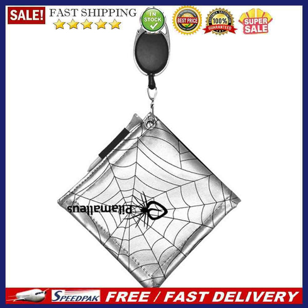 Square Golf Ball Cleaning Towel w/ Keychain Buckle Golf Balls Club Head Clean