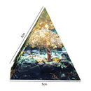 Crystal Pyramid Healing Energy Meditation Crystals Home Office Decoration Crafts