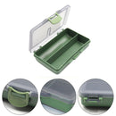 Fishing Tackle Bait Box Fish Lure Hook Bait Container Equipment (2 Grid)