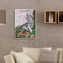 14CT Full Cross Stitch Animal Stamped DIY Embroidery Kits Handmade Cotton Cra