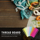 12x 20 Positions Plastic Thread Board Embroidery Row Line Organizer (B) Newly