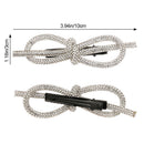 Bangs Clip Bow Headwear Hair Clip Side Clip Korean Style Full of Diamonds
