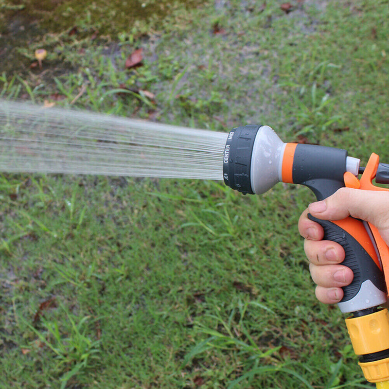 8 Mode Watering Gun Garden Hose Spray Nozzle Plant Yard Car Washer Cleaning