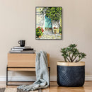 Hand Painted Artwork Frameless DIY Sunny Doorway Painting By Numbers Picture Kit