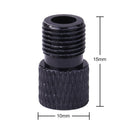 MTB Bike Valve Converter Bicycle Presta to Schrader Valve Adapter (Black) Newly