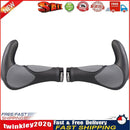 2pcs Ergonomic Bicycle Grip Handlebar TPR Rubber Casing Sheath Bar End (A) Newly