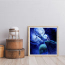 Full Cross Stitch 11CT Cotton DIY Wolf Stamped Needlework Craft Home Decorations
