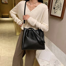Casual PU Women Crossbody Bag Female Solid Color Large Capacity Shoulder Handbag
