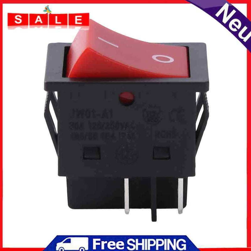 GS11021-01 Push Button Switch 4-Pin AC125/250V 30A ON/OFF Toggle Rocker Switches