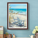 Diamond Painting 5D DIY Beach Lounge Chair Full Round Drill Rhinestone Kit