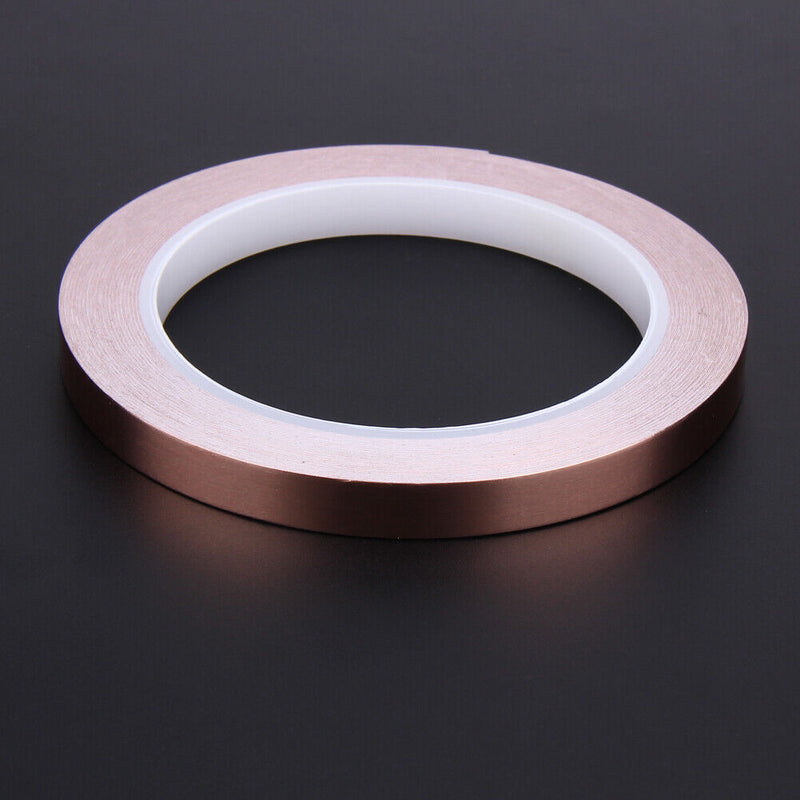 1 Roll 20M 10mm Single Copper Film Tape Conductive Adhesive EMI Shield