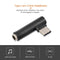 JUNERAIN Jaserain USB-C Headset Adapter 90 Degree Type C Male to 3.5mm Female