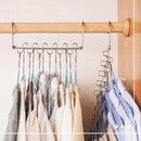 Space Saver Clothes Trousers Scarf Magic Hanger Metal Holder Organizer Closet