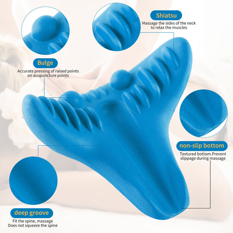 Neck Pain Relief Cervical Traction Device Massager for Multipurpose Neck Muscle