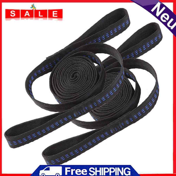 2pcs Hammock Strap Outdoor Camping Tree Hanging 200KG Load Hammock Rope Belts