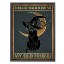 Full Embroidery 3 Strands Kit Black Wizard Cat Counted 11CT DIY Art Cross S