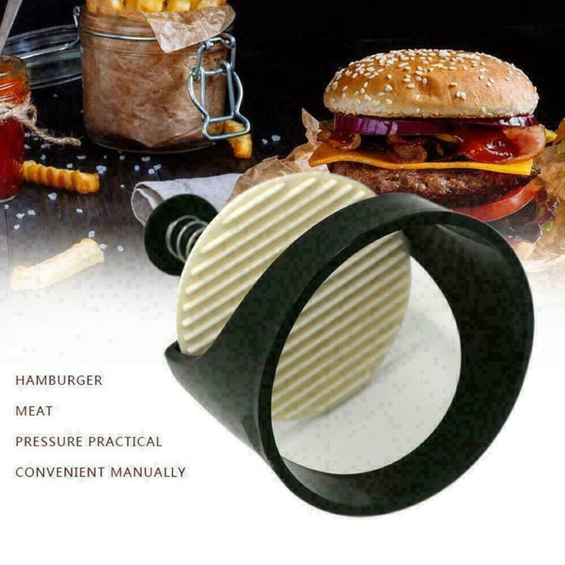 Heavy Hamburger Press Burger Meat Beef Grill Patty BBQ Favor O8C5 R1Q6 C9V8