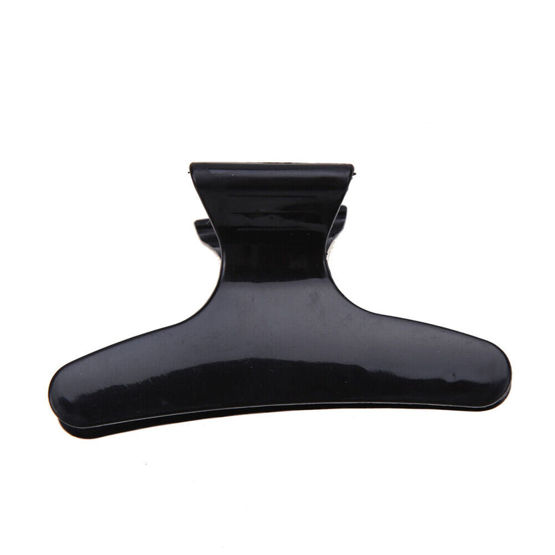 12pcs Salon Hairdressing Clips Black Butterfly Hair Styling Section Clamp