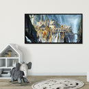 Canvas 11CT Wonderland Embroidery Kit Printed Still Life Cross Stitch DIY Gift