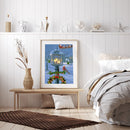 Diamond Painting DIY Street Lamp Bird Full Round Drill Rhinestone Picture