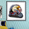 5D DIY Diamond Painting Motorcycle Eagle Embroidery Full Drill Cross Stitch Kits