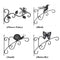 Wrought Iron Hanging Flower Pot Basket Decorative Hanger Brackets (Snail)