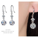 Variety Flash Women Fashion Tassel Cubic Zirconia Crystal Drop Earrings