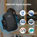 Long Range Wireless WiFi Repeater 300Mbps Signal Amplifier (Black EU Plug)