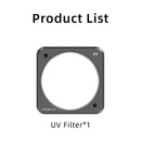 Camera Filter Lens for DJI OSMO Action 2 Optical Glass Replacements (UV) Newly