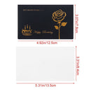 Exquisite Notecards Black Wish Card Greeting Card Envelope Happy Birthday Gift